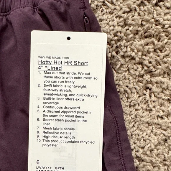 lululemon athletica Hotty Hot Shorts - Picture 2 of 7